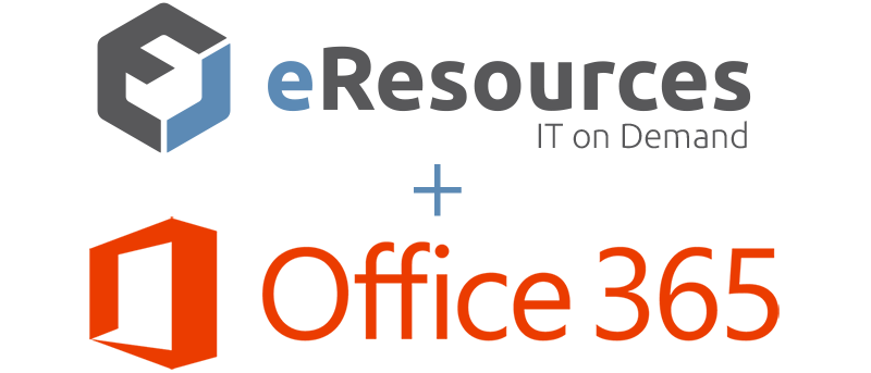 eResources logo and partnership with Office 365