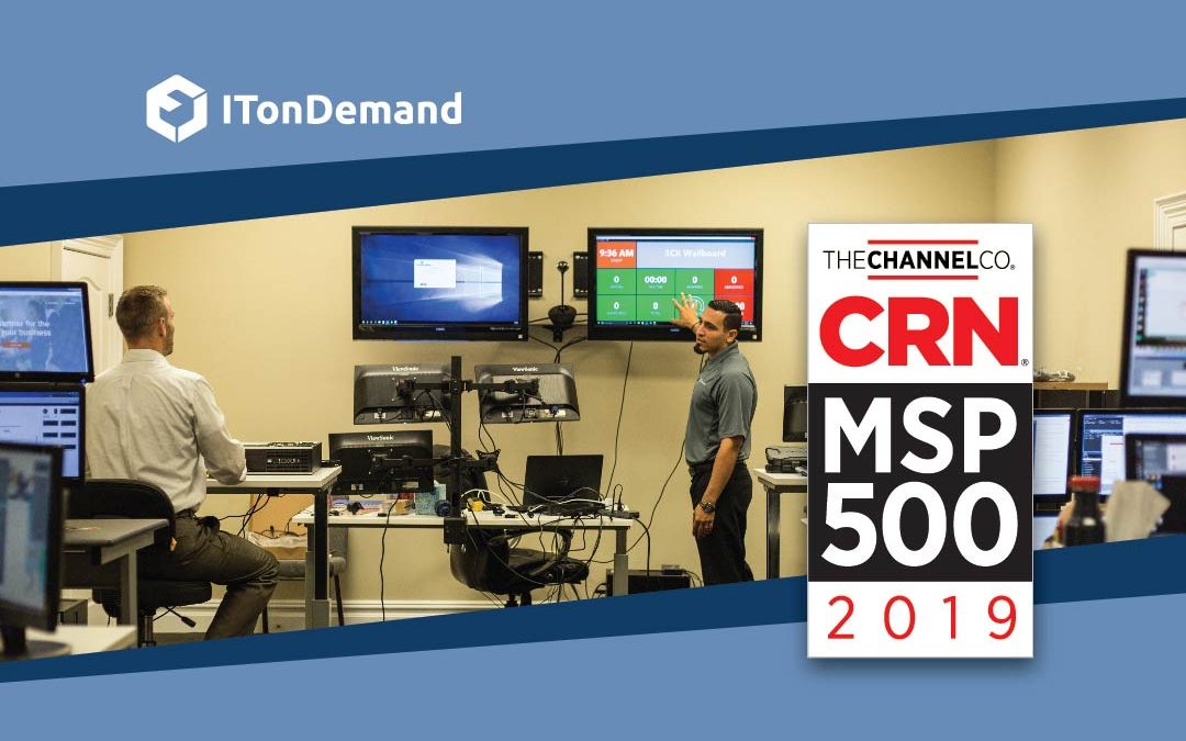 ITonDemand is proud to announce they made the CRN MSP 500 and Pioneer 250.
